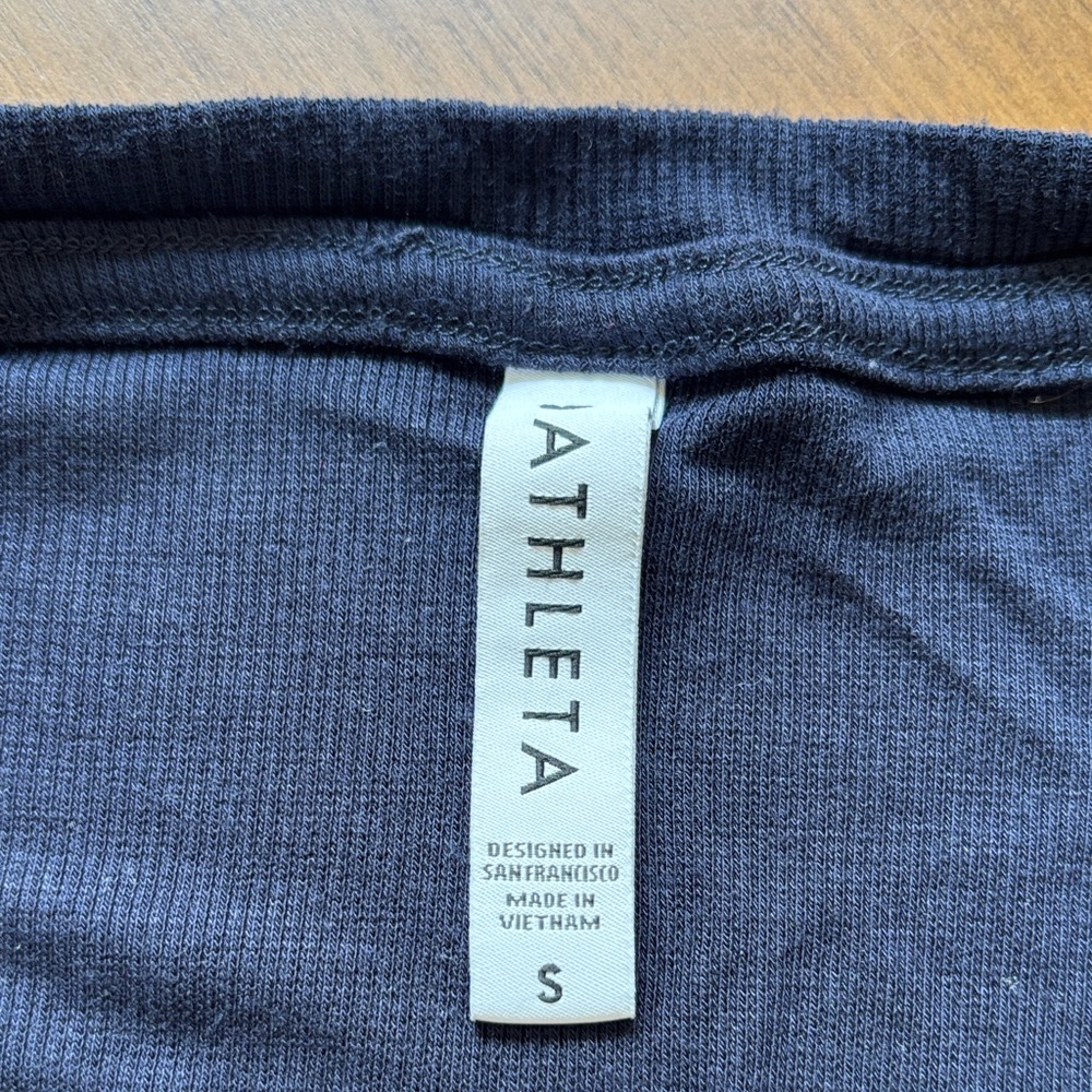 Athleta Deep Blue Knit Top